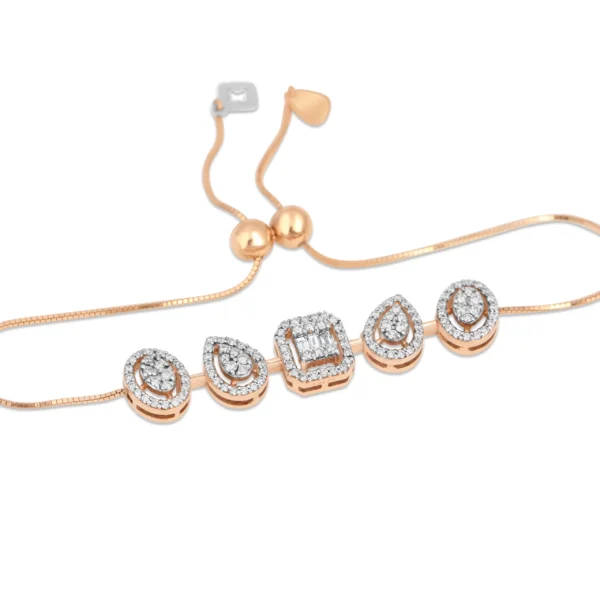 Gold & Diamond Bracelet 1.24 CT 10.82 GM - Image 2