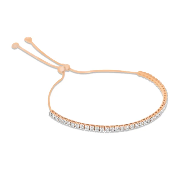 Gold & Diamond Bracelet 3.7 CT 13.36 GM