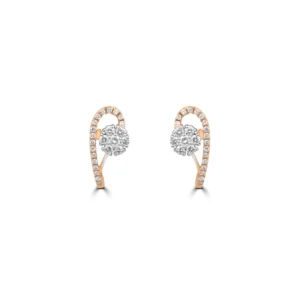 Gold & Dimond Earrings 0.53 CT – 3.6 GM