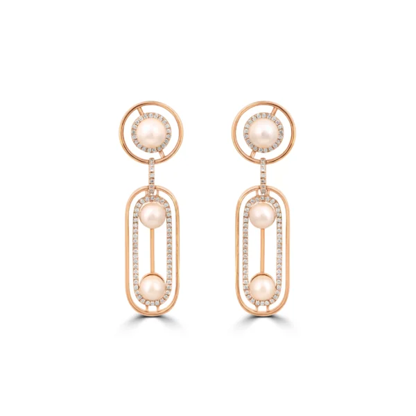 Gold & Dimond Earrings 0.53 CT – 10.9 GM