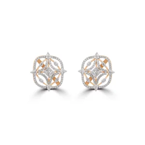 Gold & Dimond Earrings 1.75 CT – 8.92 GM