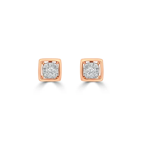 Gold & Dimond Earrings 0.36 CT – 2.8 GM