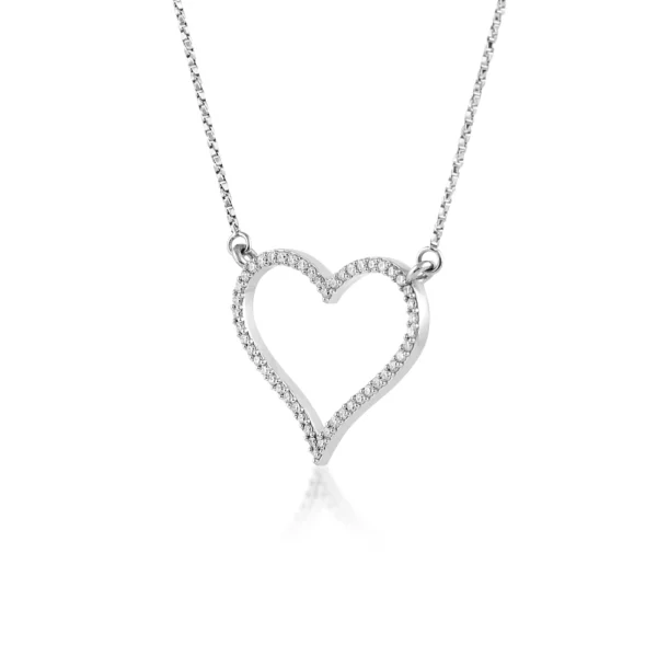 Women Platinum & Diamond 0.44 Ct – 8.18 GM Chain Pendant - Image 2