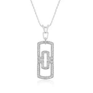Women Platinum & Diamond 0.42 CT – 9.79 GM Chain Pendant