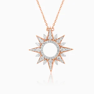 Women Gold & Diamond Chain 1.13 CT – 6.85 GM Pendant