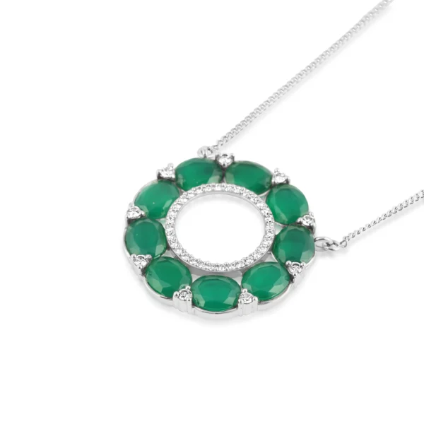 Women Platinum & Diamond 0.61 CT – 12.44 GM Chain Pendant - Image 3