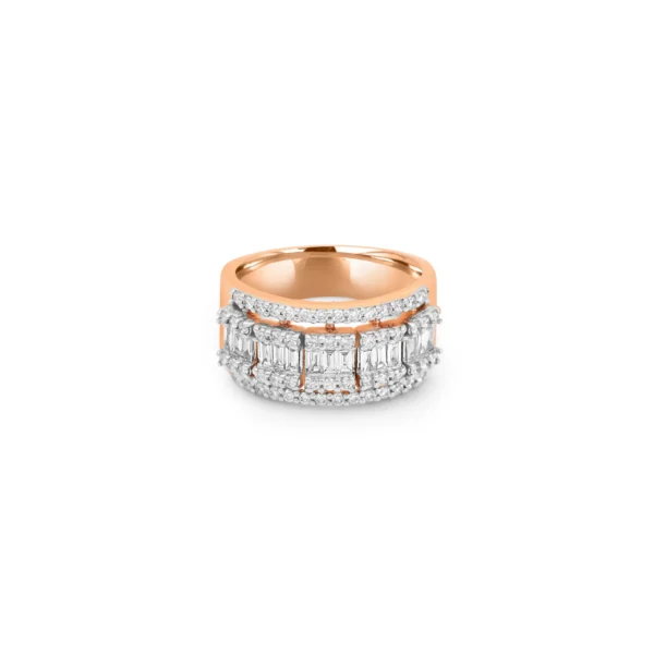 Gold & Diamond 0.75 CT – 6.4 GM Ring - Image 3