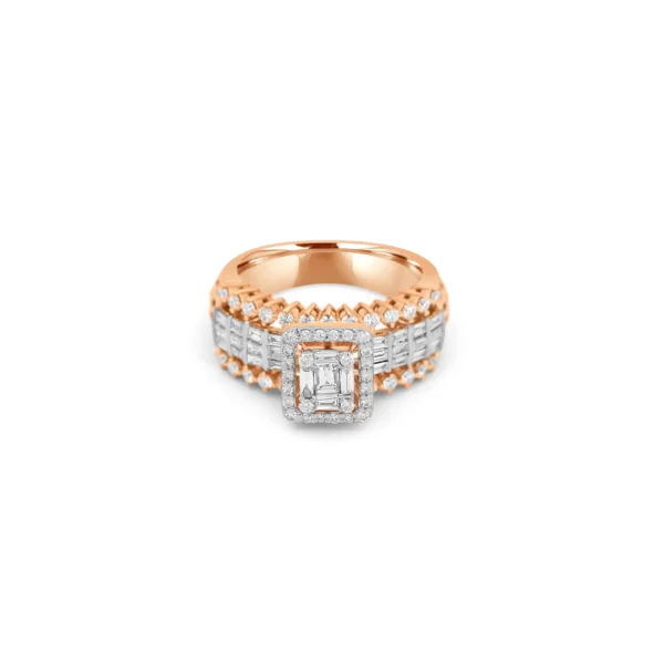 Gold & Diamond 1.01 CT – 7.27 GM Ring - Image 3